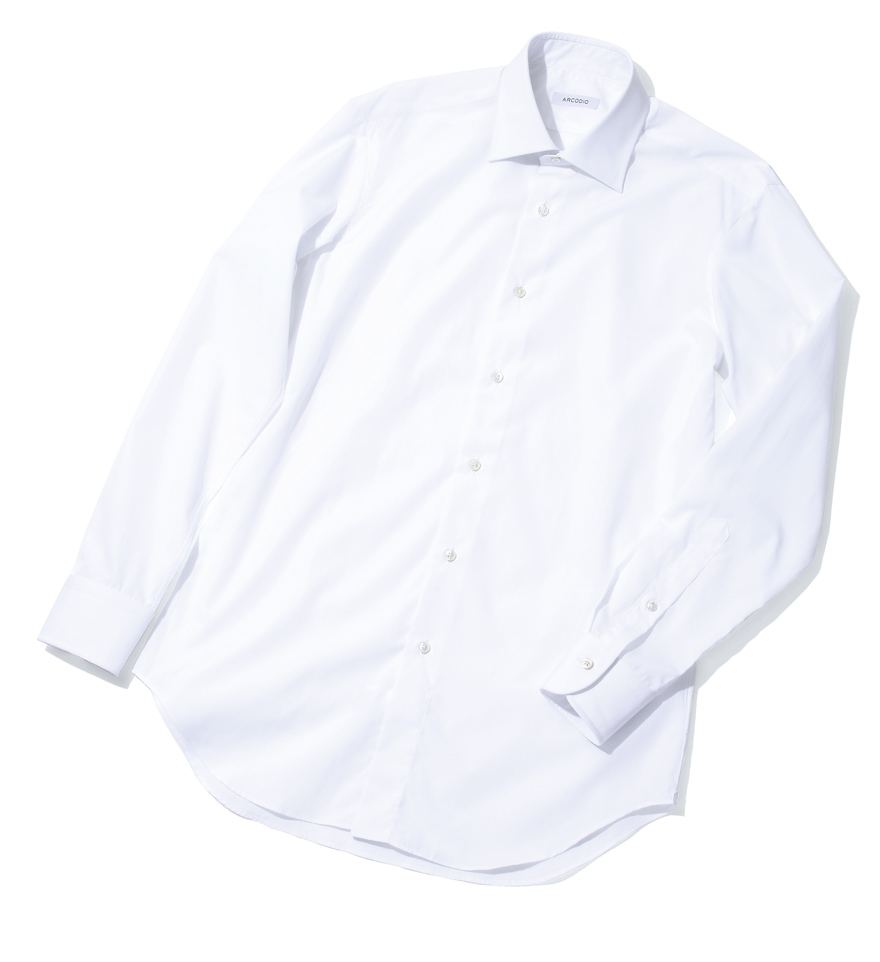 ふるさと納税 和歌山市 decollouomo メンズドレスシャツ長袖 コンコルド素材スモークブラックM DJS-002 通販 