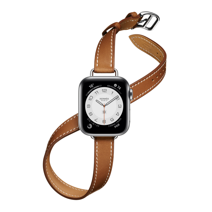 Apple Watch Hermès シンプルトゥール レディース ゴールドエルメス - 時計