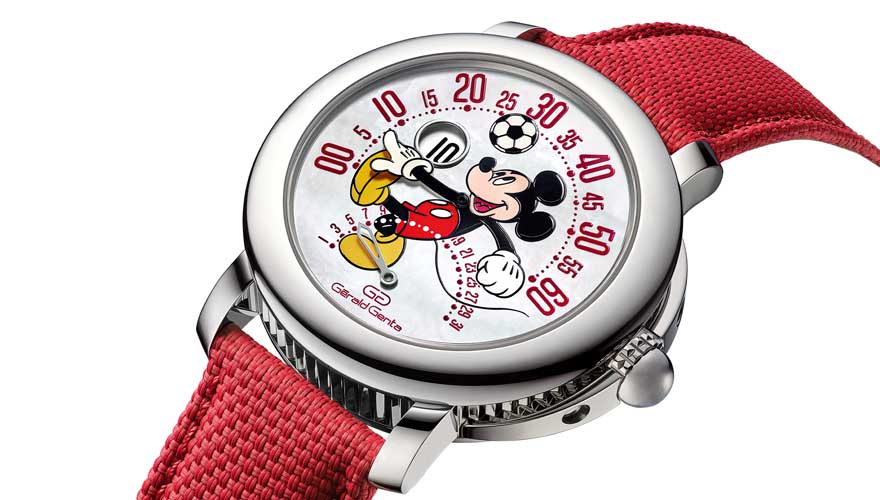 分福たぬき堂腕時計【レア＆ビンテージ】ディズニーストア 1996年 ミッキーマウス 誕生日 腕時計