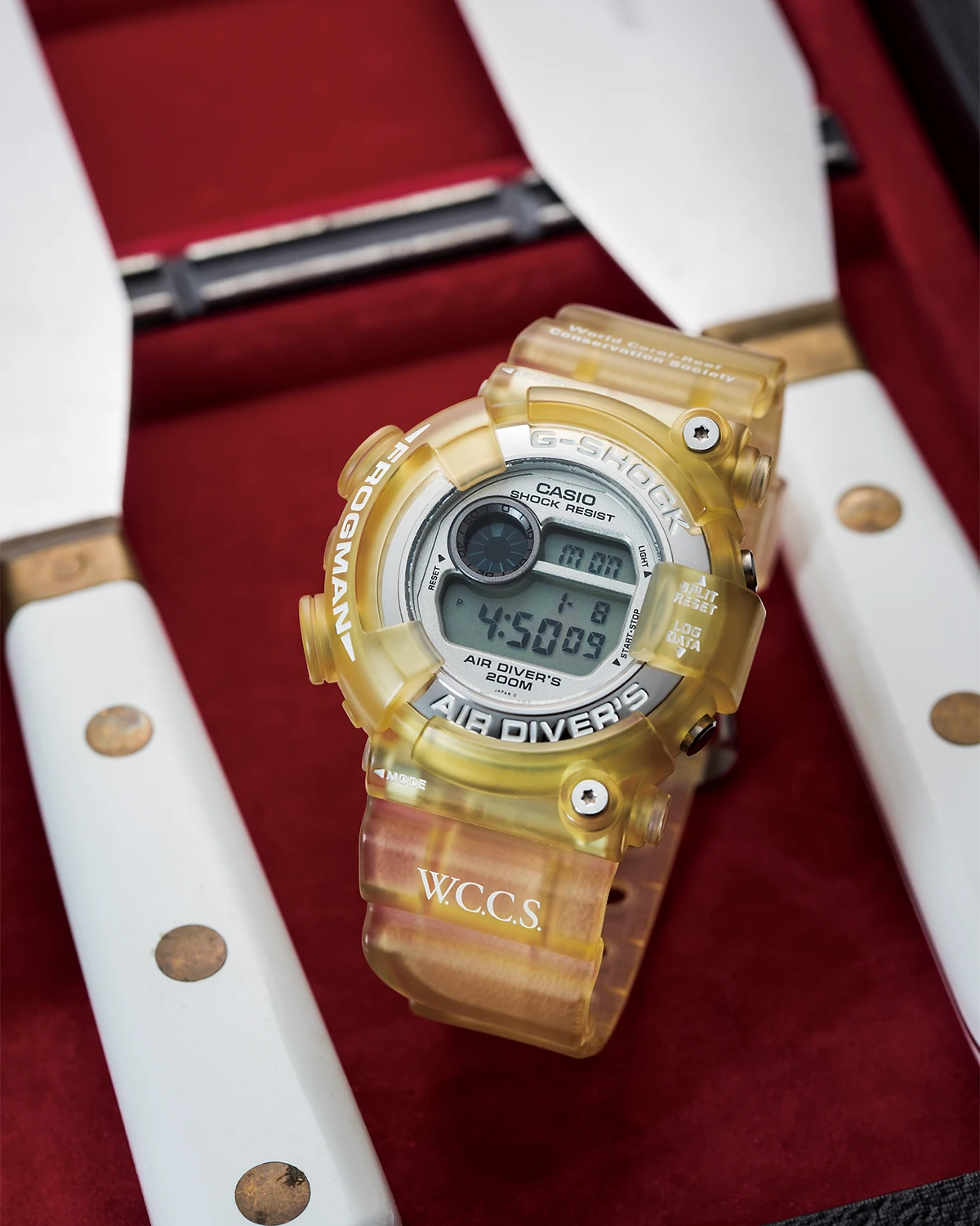 カシオ G-SHOCK フロッグマンのW.C.C.S.（世界サンゴ礁保護協会公認）限定モデル